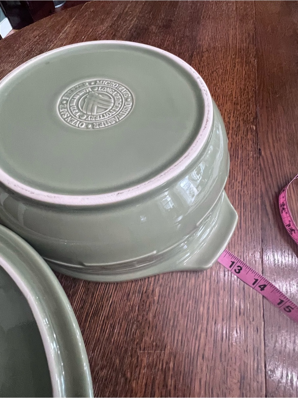 Longaberger 4 Qt Sage Covered Casserole 🍂 - Picture 6 of 8